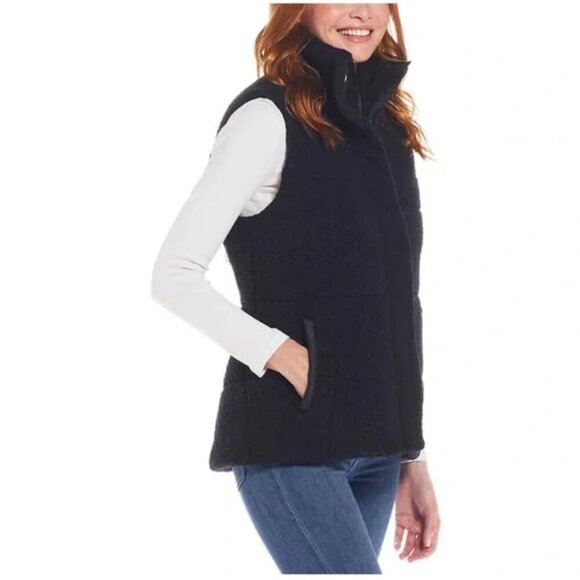 NEW Weatherproof Vintage Sherpa Vest | Black - Picture 2 of 6